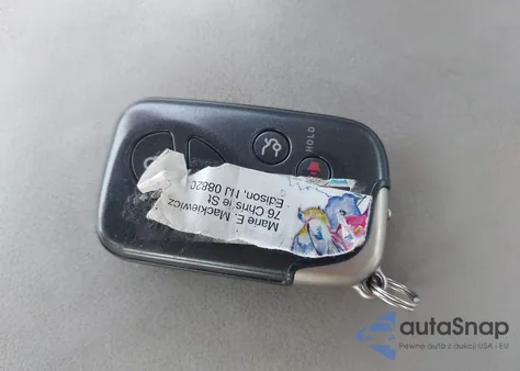 2009 Lexus Es 350 z USA, uszkodzony, nr VIN JTHBJ46GX92330553